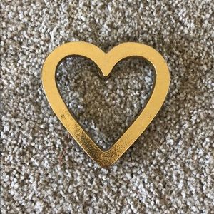 Gold Wall Heart